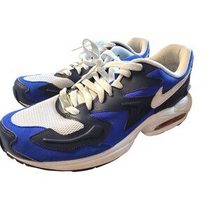 Nike Air‎ Max 2 Light Sneakers White/Blue/Black Men’s size 9